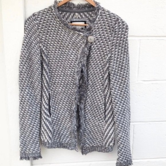 Anthro Angel of the North Fringe Cardigan Sweater - Picture 4 of 9